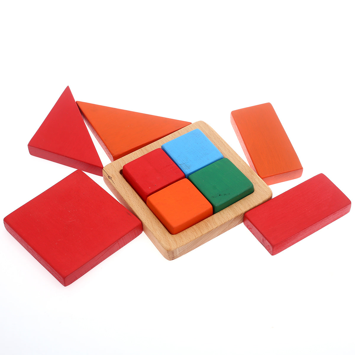 FRACTION BOARD SQUARE.MULTICOLOUR.