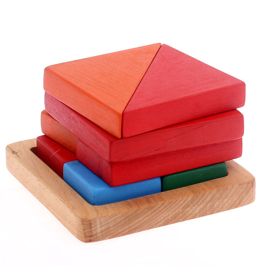 FRACTION BOARD SQUARE.MULTICOLOUR.
