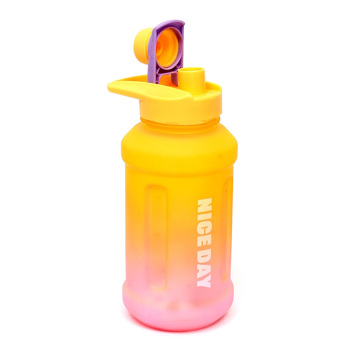 Spring Bottle W/ Straw Yellow