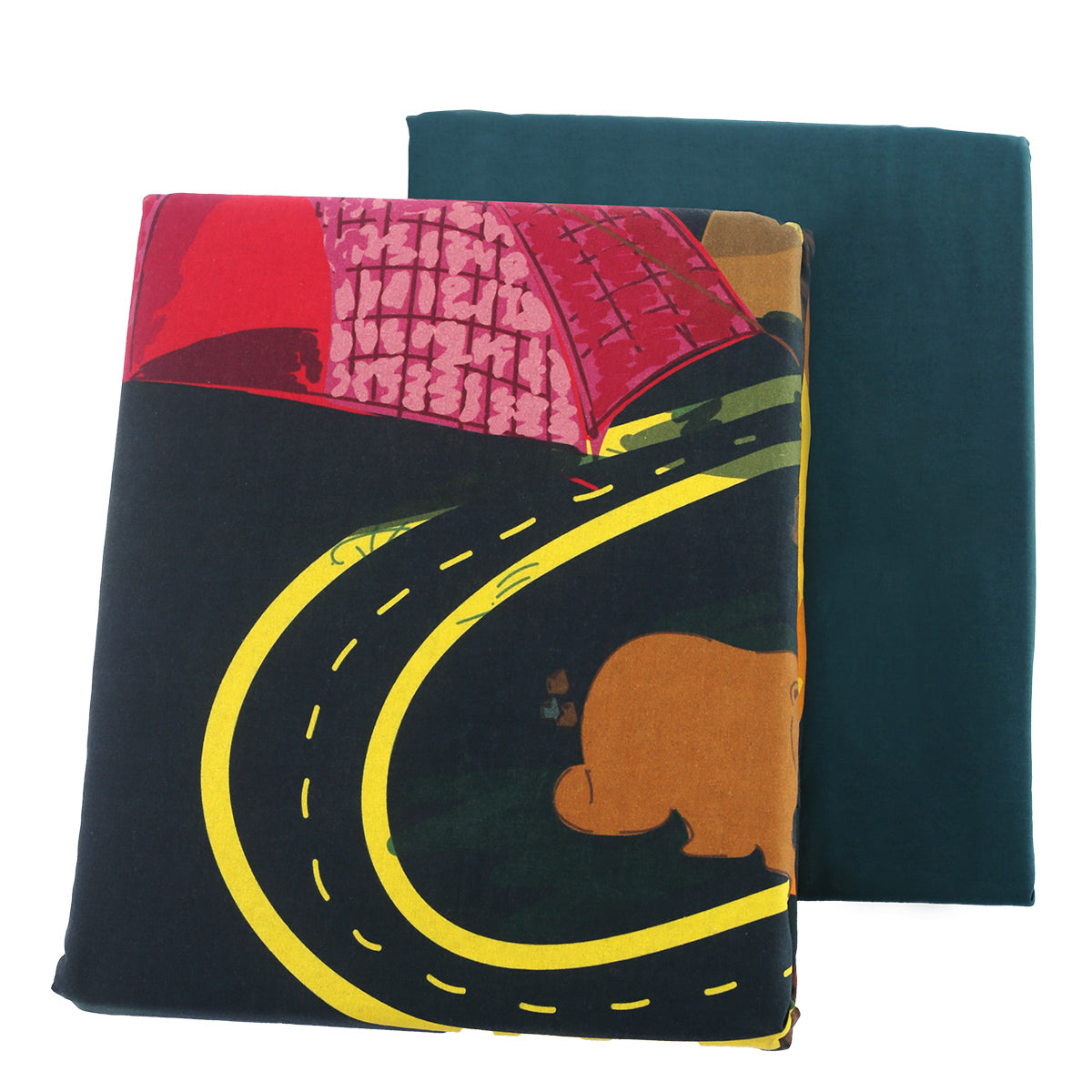 Cottage Night Single Bedding Set Green
