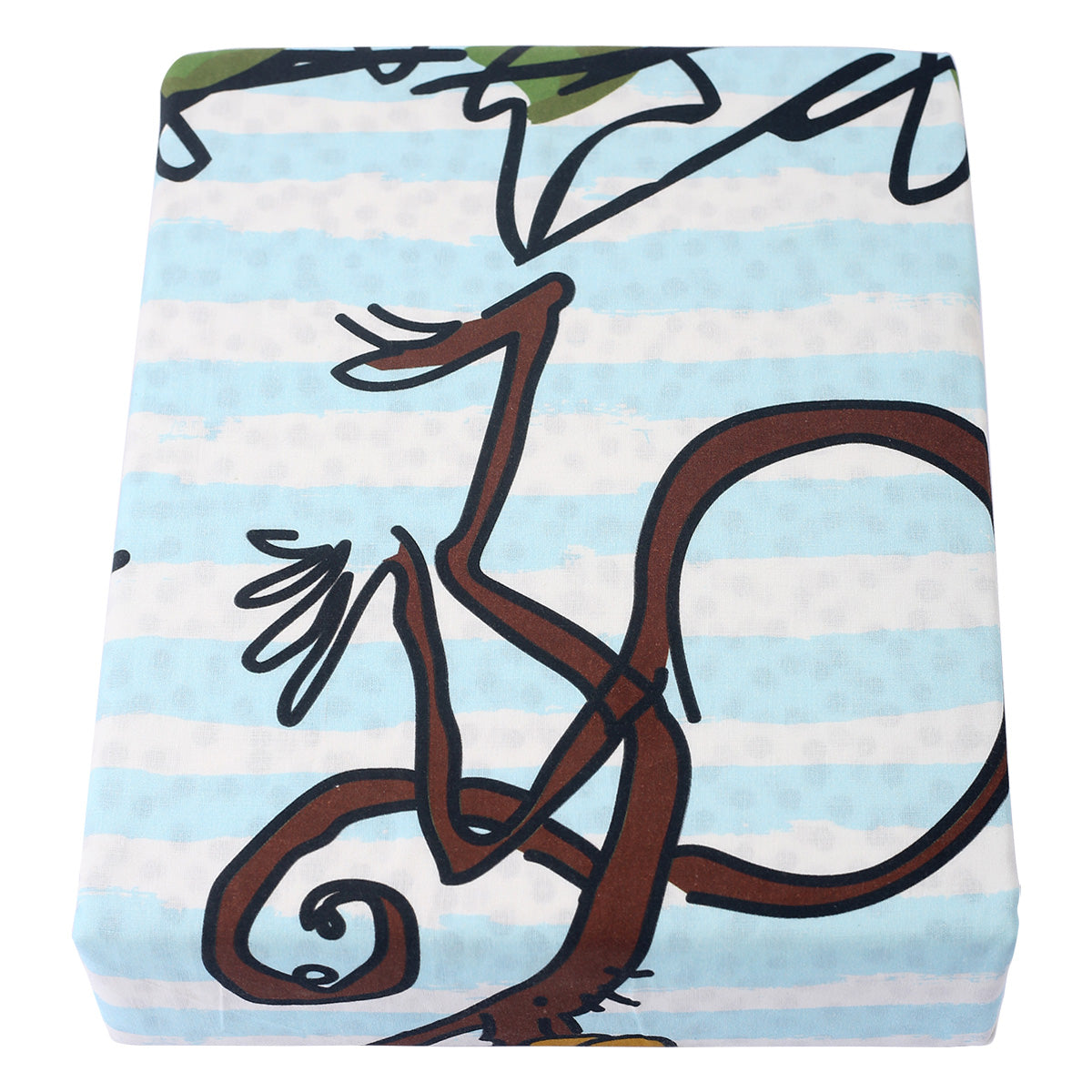 Giant Giraffe Single Bedding Set Blue