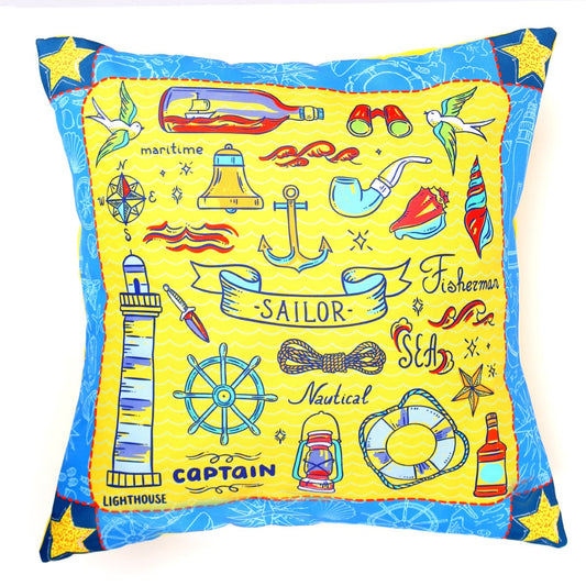 Under The Sea Cushion Cover 18x18