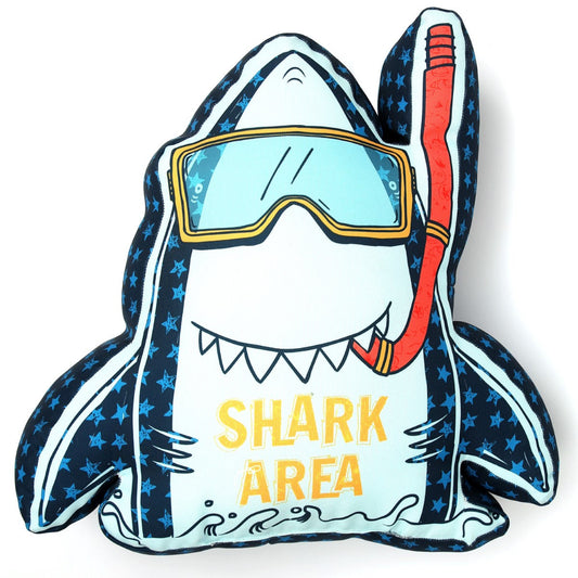 Under The Sea Shark Filled Cushion