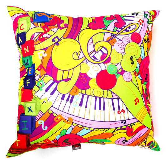 Arts & Craft Filled Cushion 18x18