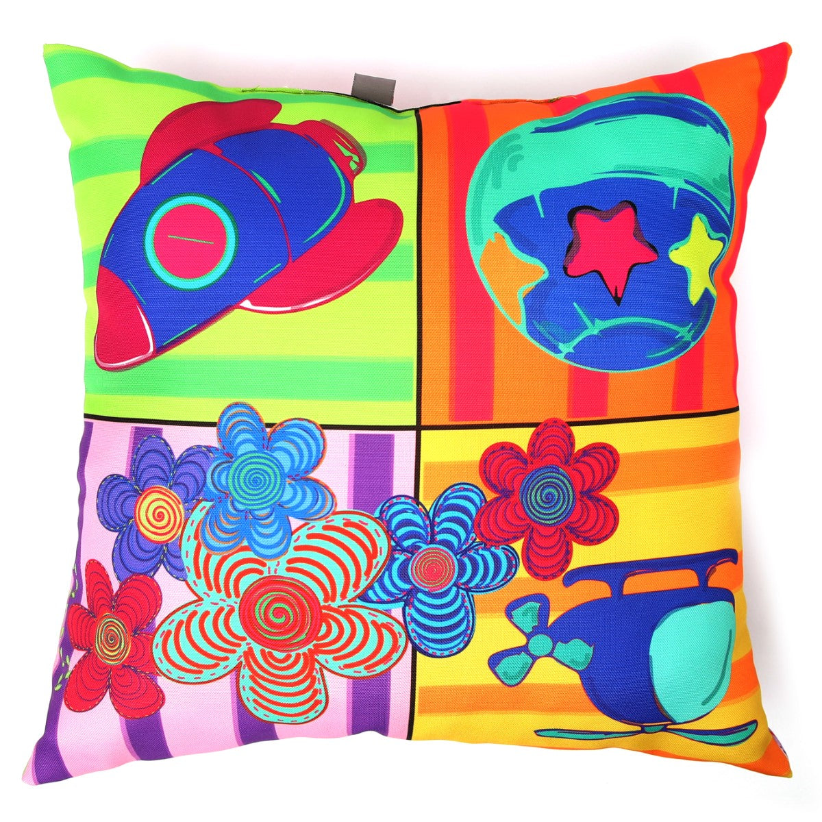 Arts & Craft Filled Cushion 18x18
