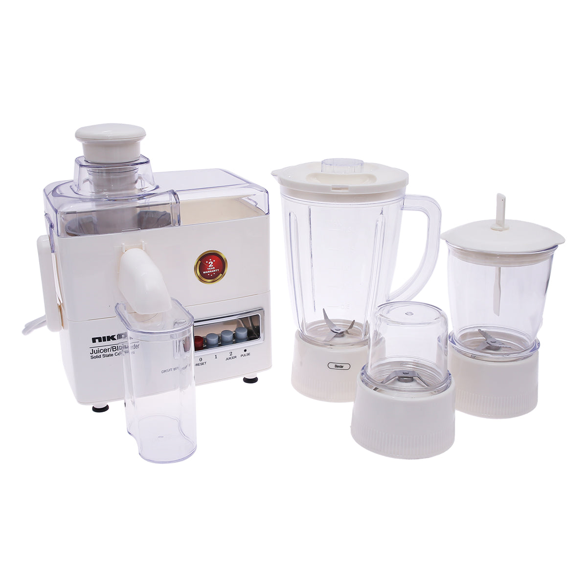 Nikai 4 in 1 Blender & Grinder NFP1724N