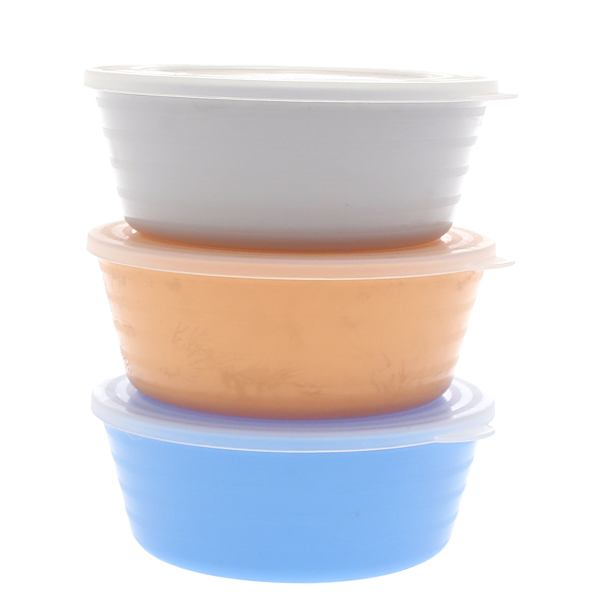 3PCS Storage Bowl with Lid Ð Multicolor