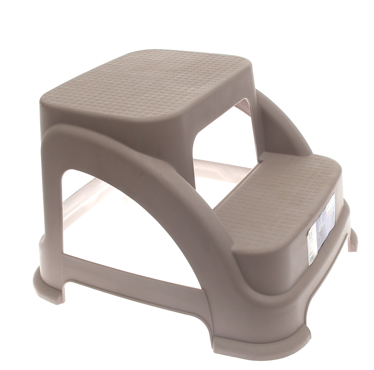 Two Step Stool Ð Grey, Brown, Black