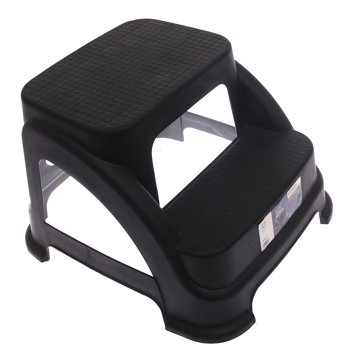 Two Step Stool Ð Grey, Brown, Black