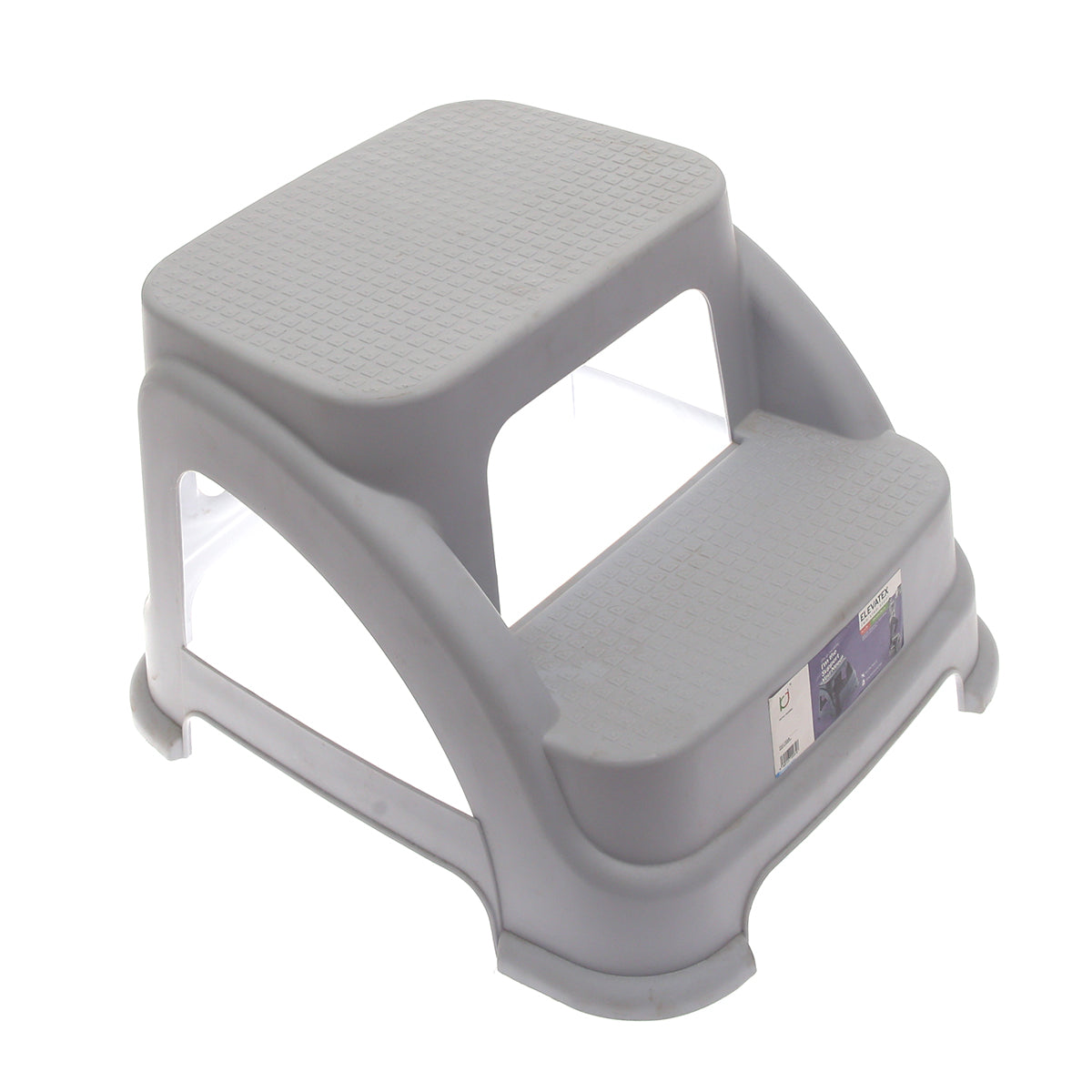 Two Step Stool Ð Grey, Brown, Black