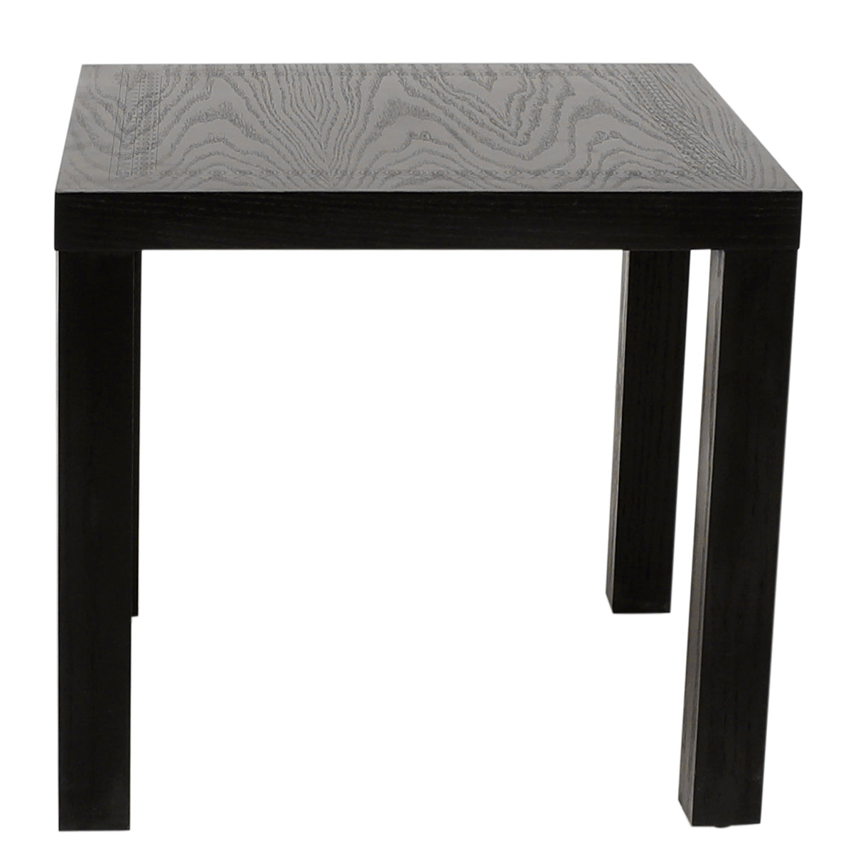 Honey Comb Black Side Table