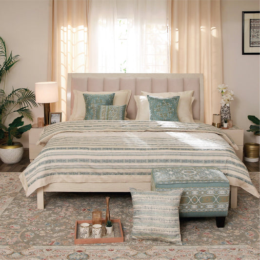 Modena Bed with 2 side tables