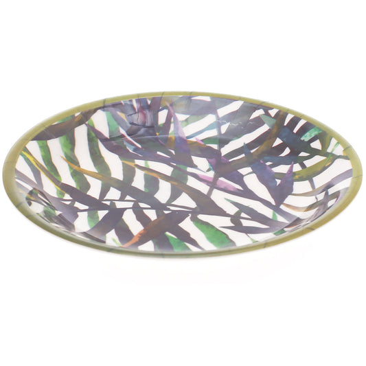 Green Foliage Quarter Plate