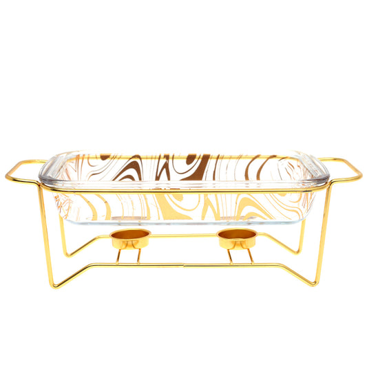 GLASS CHEFING DISH M 18-6 20240000000752