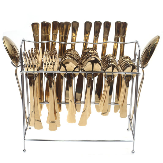 53PCS CUTLERY/KNIFE SILKY GOLD NK20226G