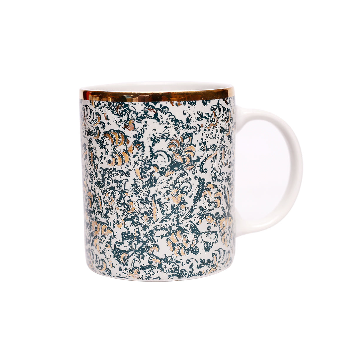 Gold Mug Foilage