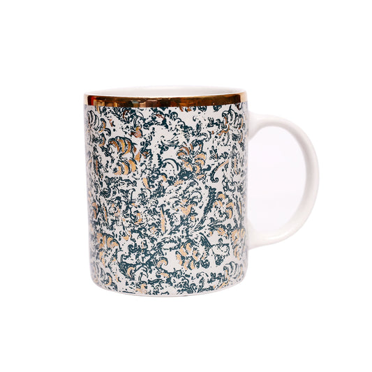 Gold Mug Foilage