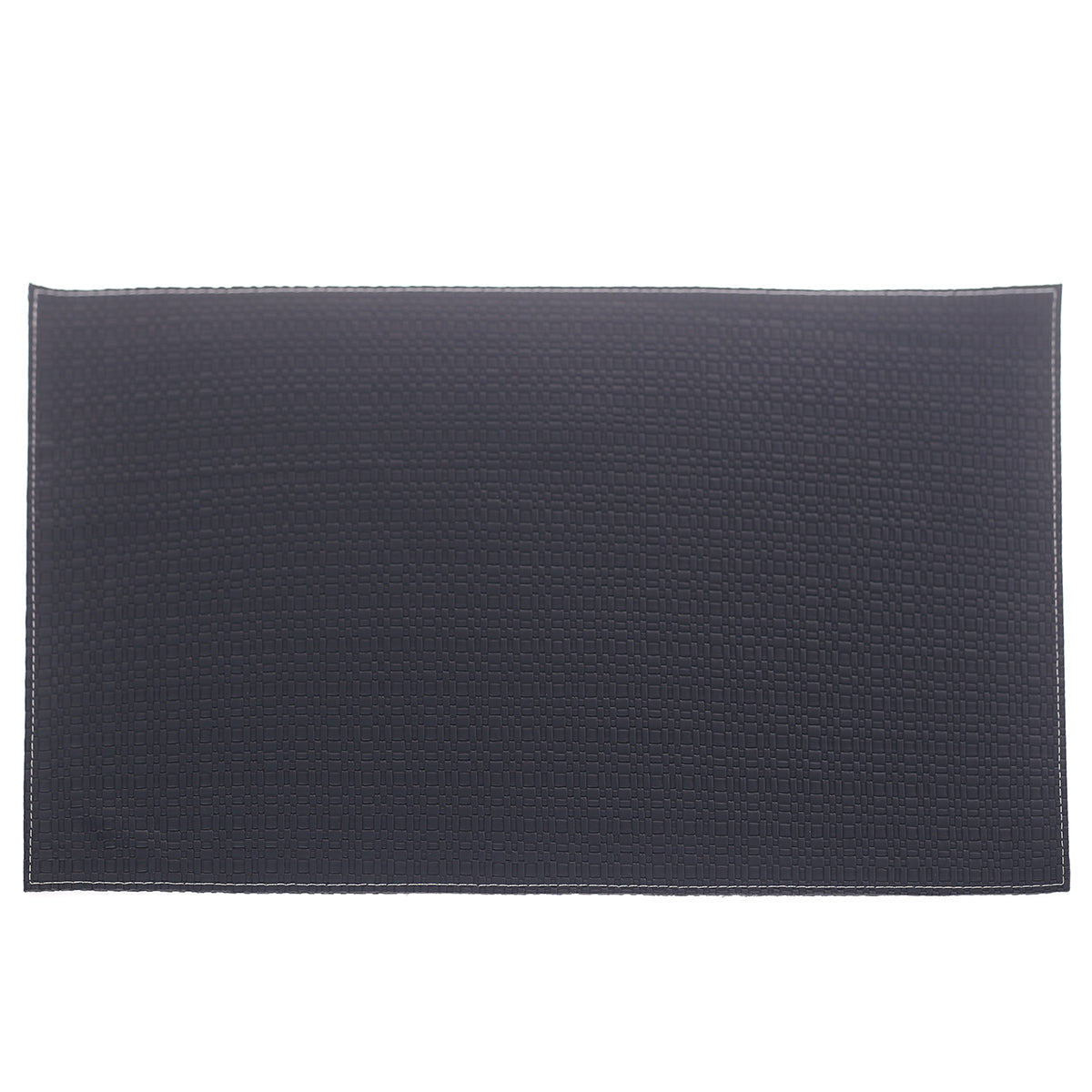 Mat Rectangle Knitted (Bot/Same) Black