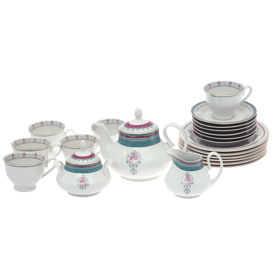 23Pcs Tea Set Floral Elegance