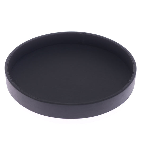 Round Platter Tray Black
