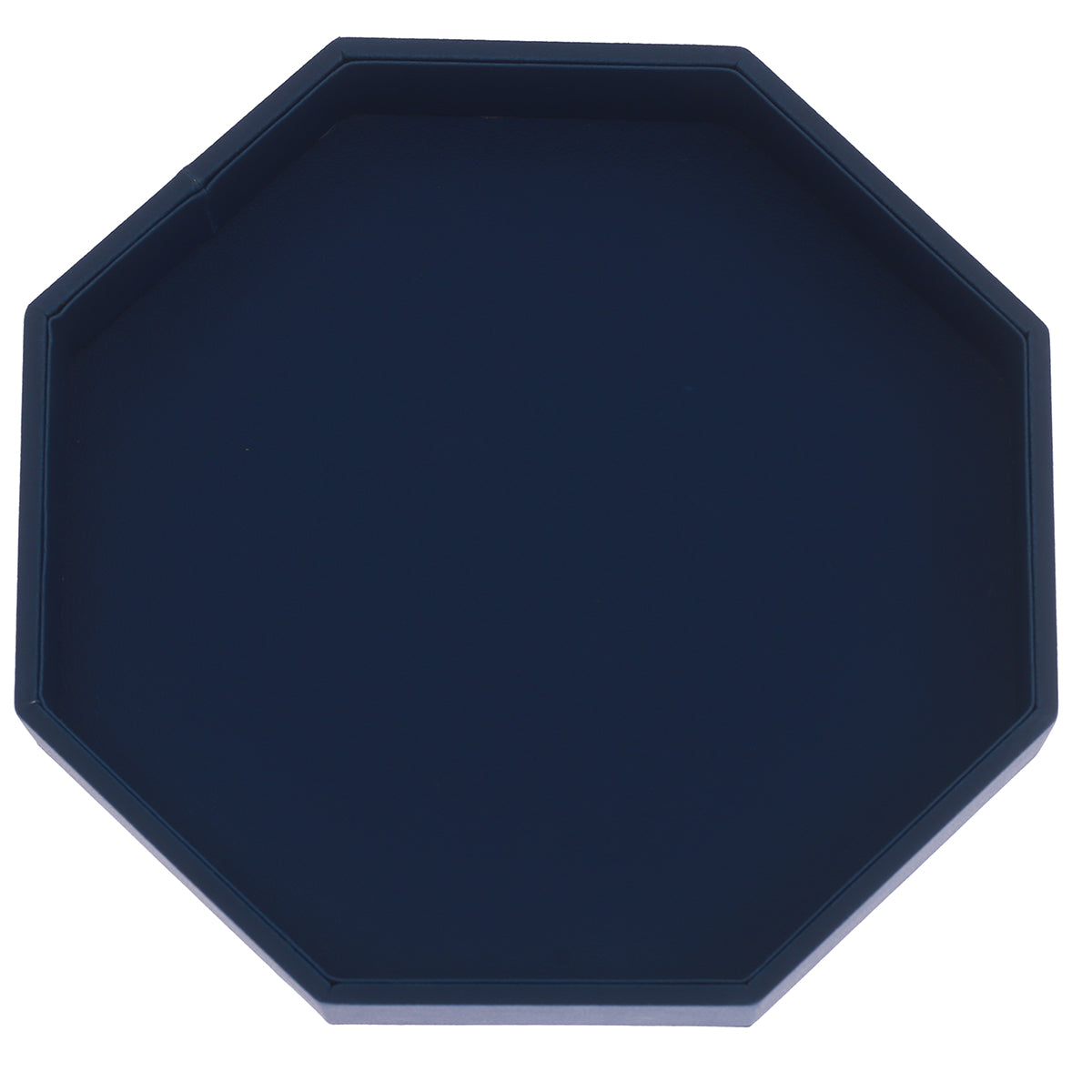 Octagon Platter Tray Blue
