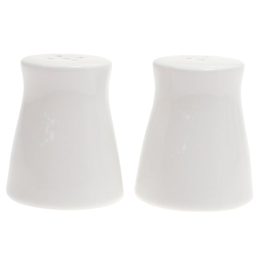 Salt & Pepper Shaker Set Ð Symphony White Ceramic (2 Pcs)