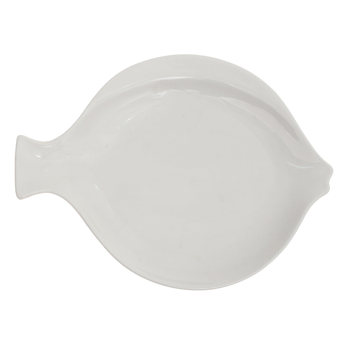 20cm Nemo Fish-Shaped Dish Ð Symphony White Ceramic Platter