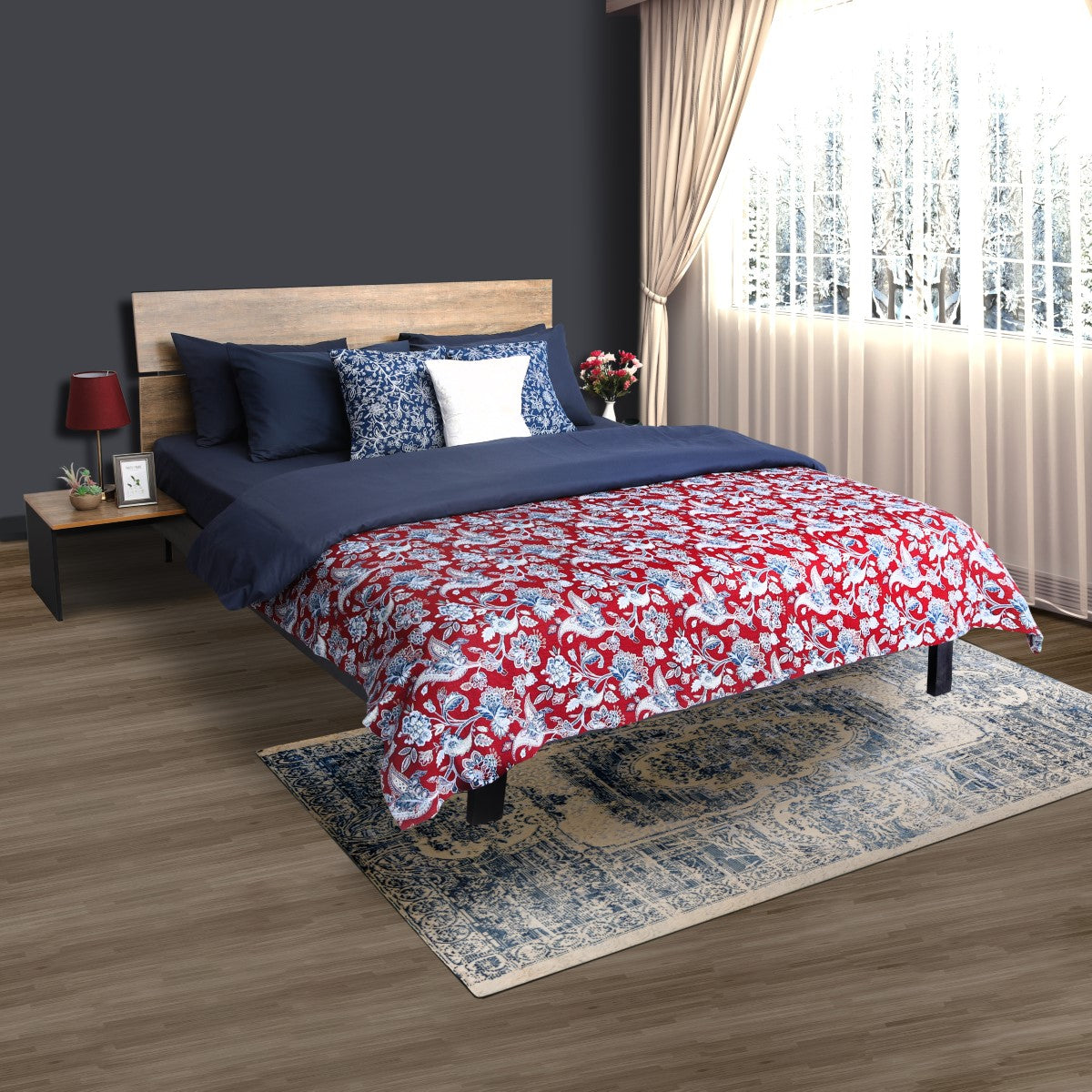 Shane - Bed  & 2 sides table