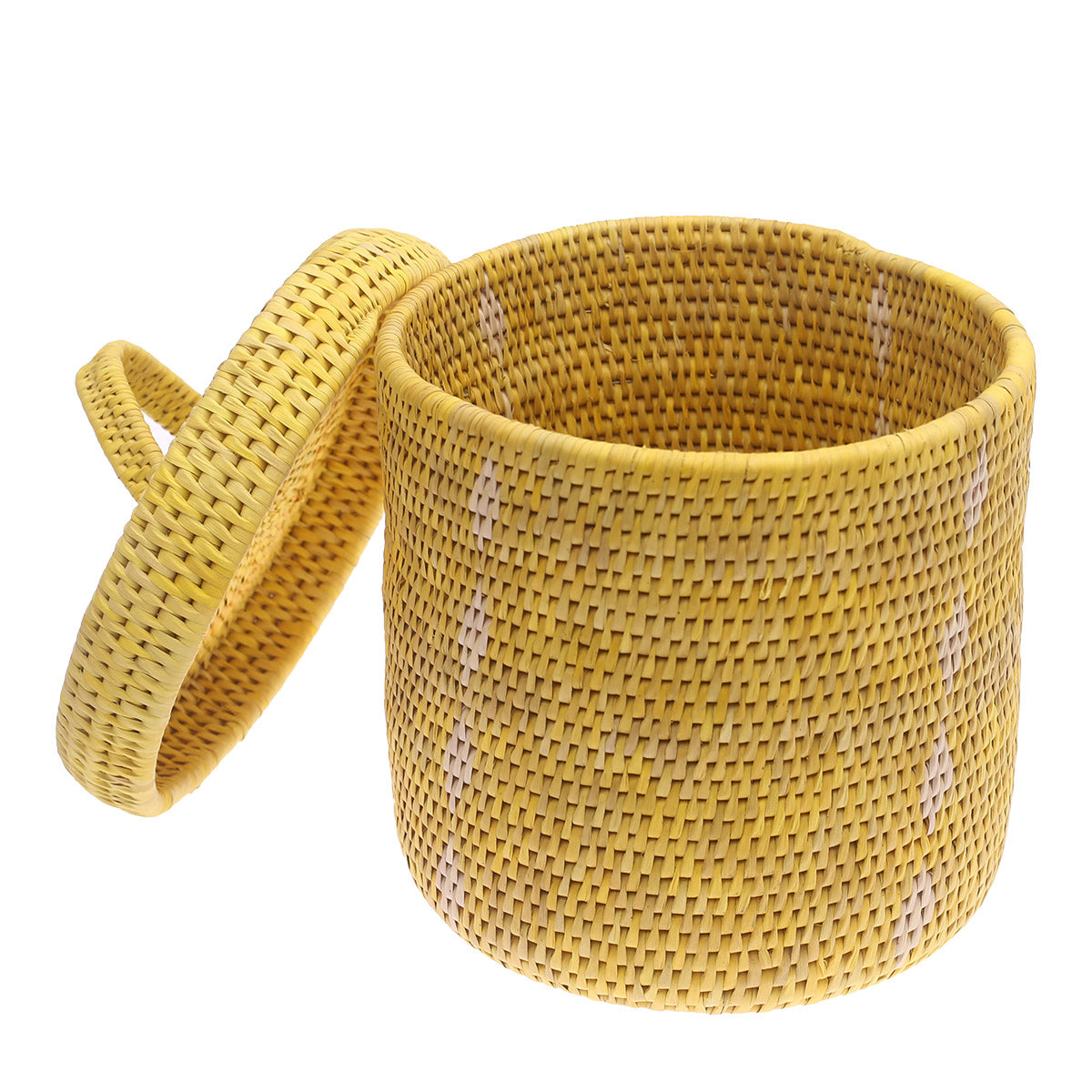 Storage Basket With Cover Cane-One