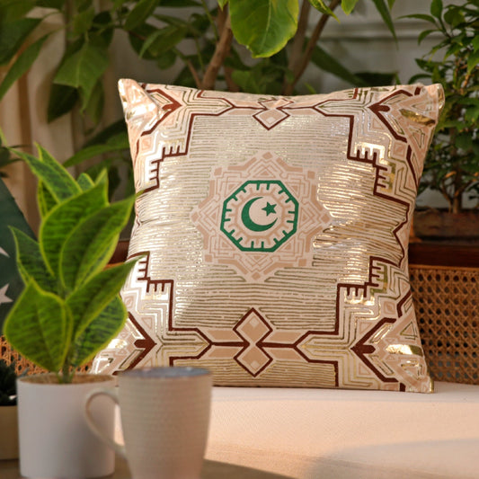 Willow Cushion Cover Ð Heritage Digital Print Decorative Pillow Case (18 x 18 Inches)