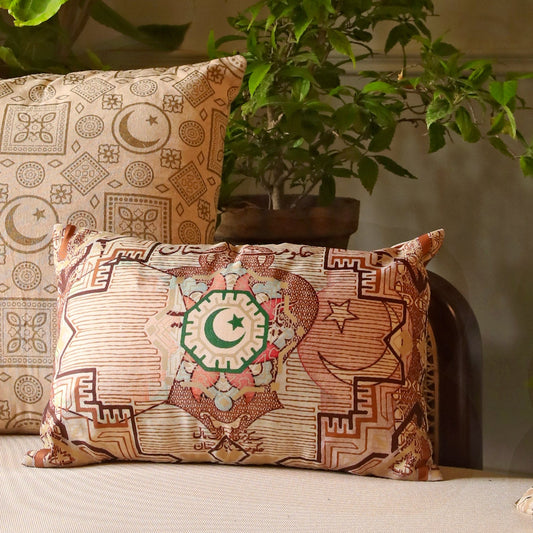 Rich Gold Cushion Cover Ð Digital Print Decorative Pillow Case (12 x 28 Inches)