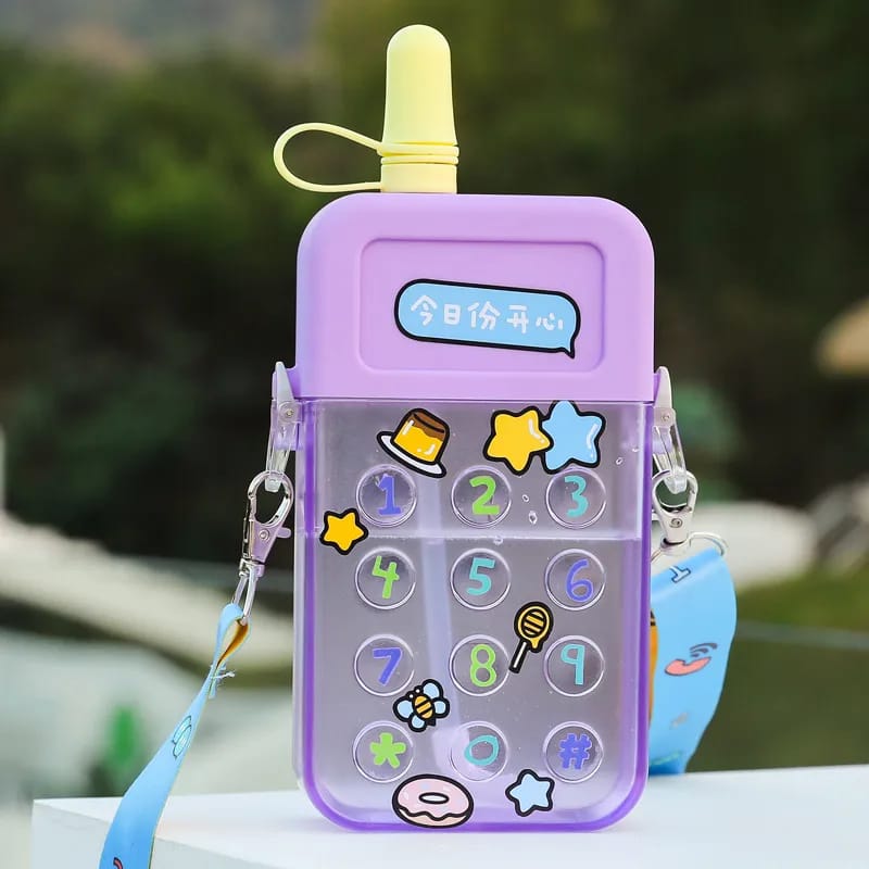 Retro Phone Crossbody Water Bottle Ð 300ml