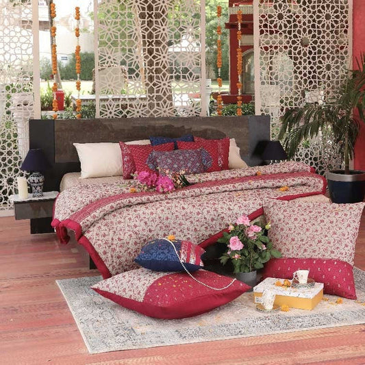 Novak Bed With Two Side Tables