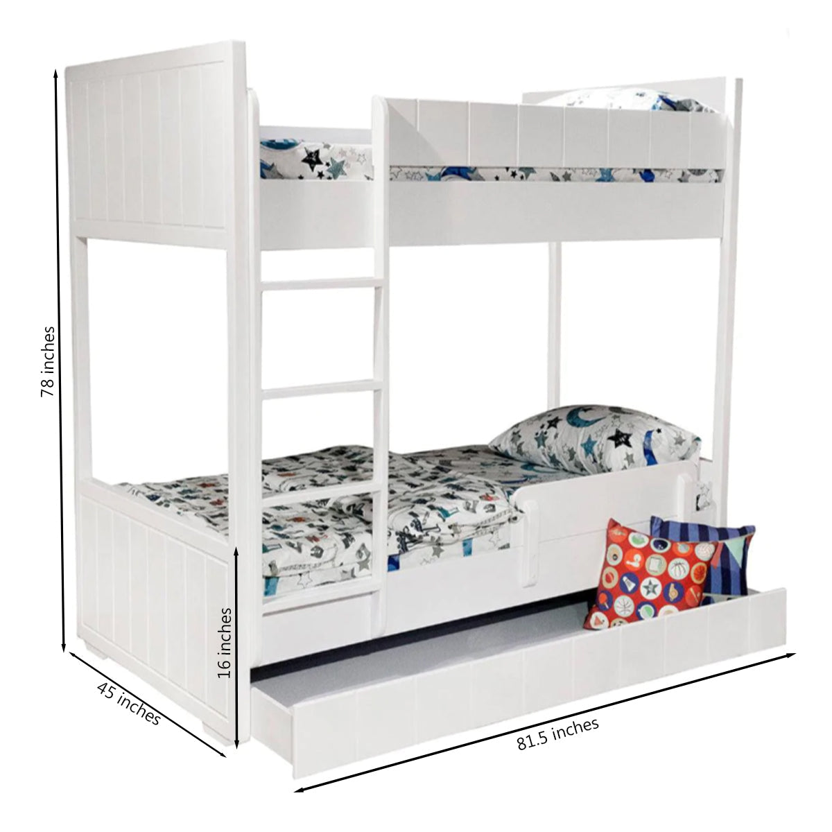 White house bunk bed