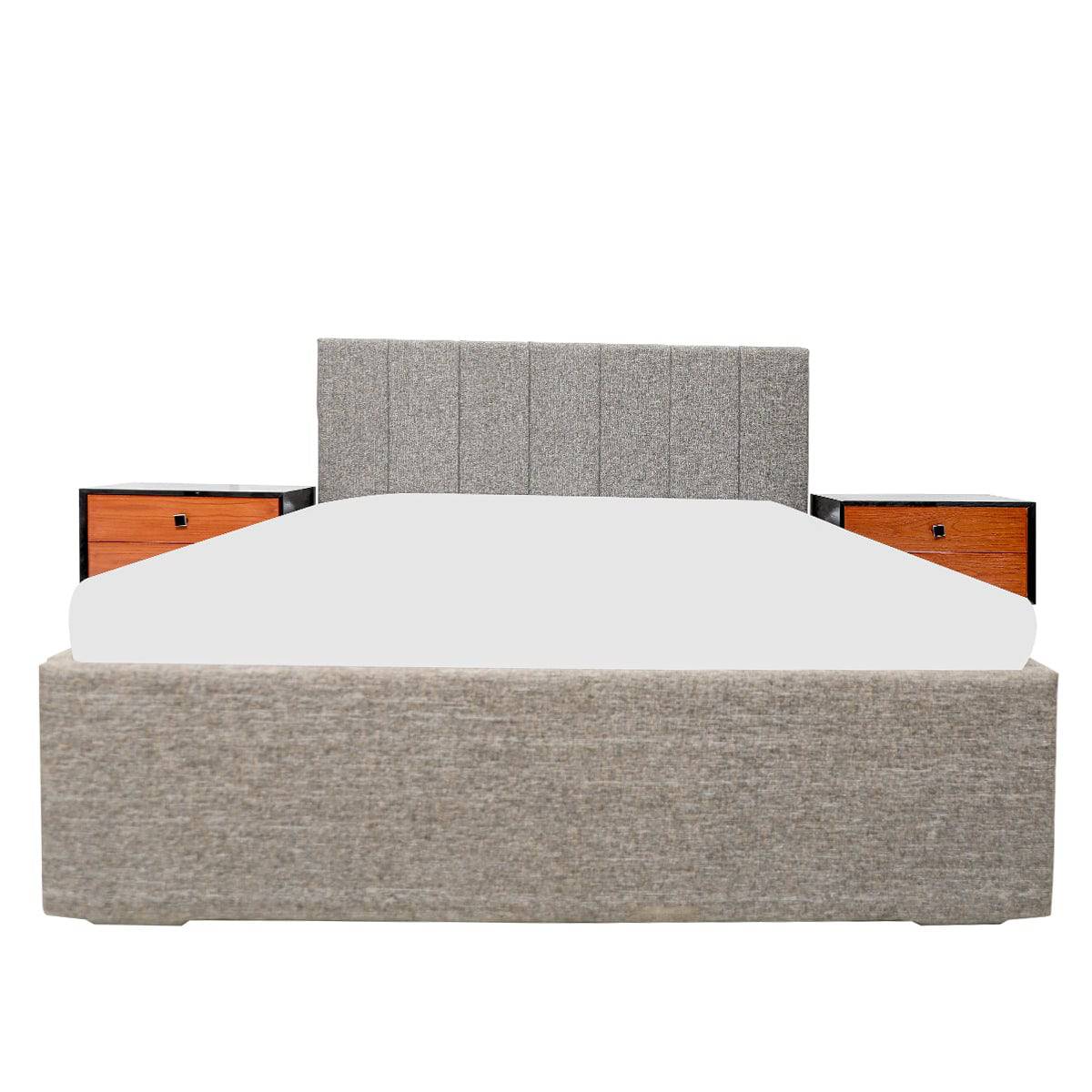 Edify Queen Bed with 2 Side table - HBT OV