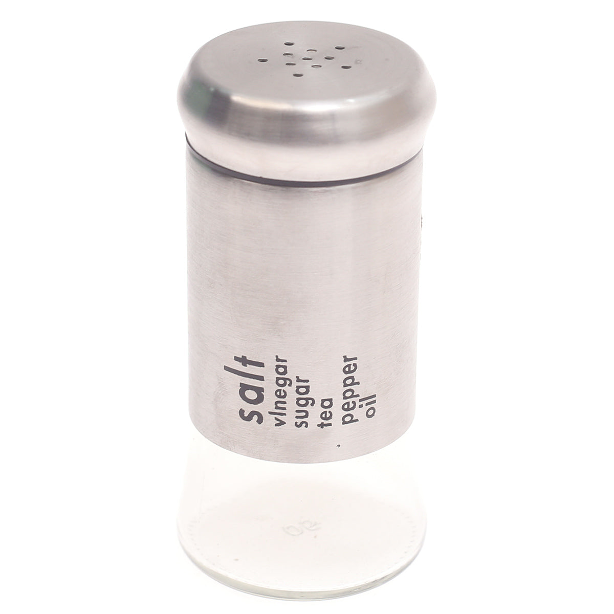 Single Salt Jar with Stainless Steel Lid