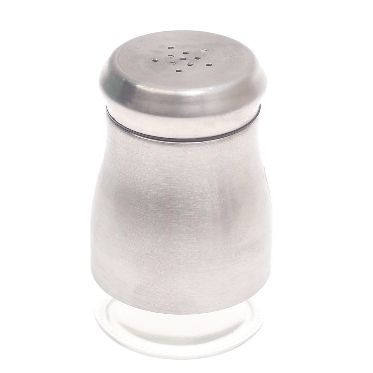 Single Salt Jar with Brushed Stainless Steel Body