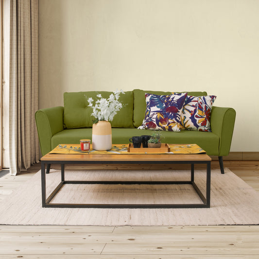 Rovak Sofa Set Bundle (3+2 seater) Green