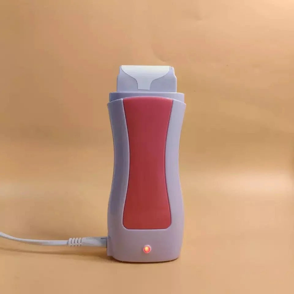 Electric Hair Removal Wax-melt Machine, Heater EU Plug Portable Epilator Roll, Heater Melt Depilation Hair Removal, SPA Handheld Body Depilatory Machine Hair Removal Tool