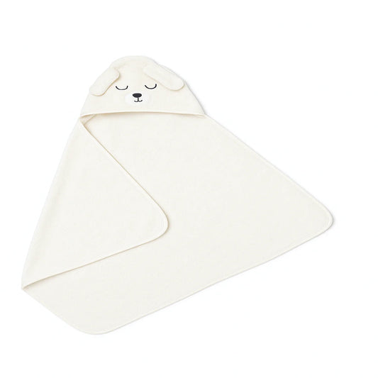 Kids Hooded Bath Towel Ð Soft & Absorbent Animal Face Wrap