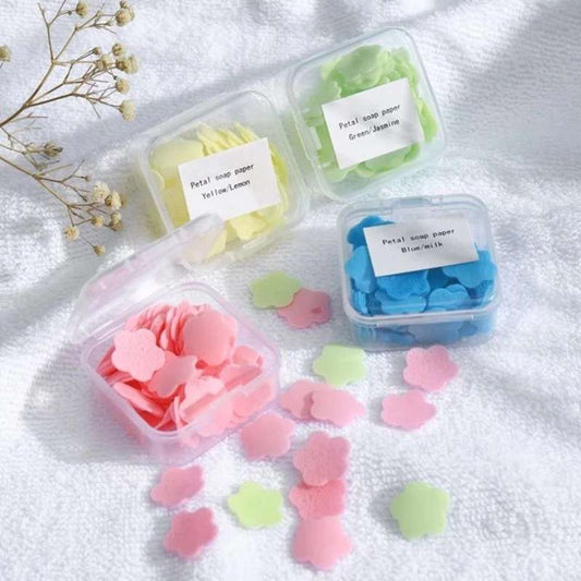 Travel Soap Paper Ð Compact & Convenient Hygiene (ASSORTED)