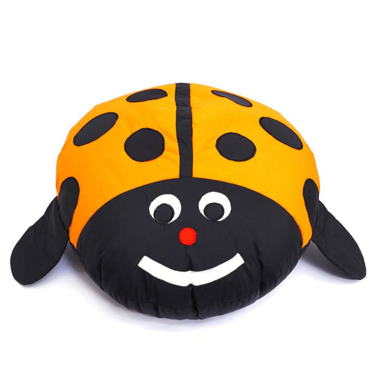 ladybug Bean Cushion - Orange