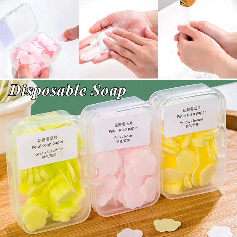 Travel Soap Paper Ð Compact & Convenient Hygiene (ASSORTED)