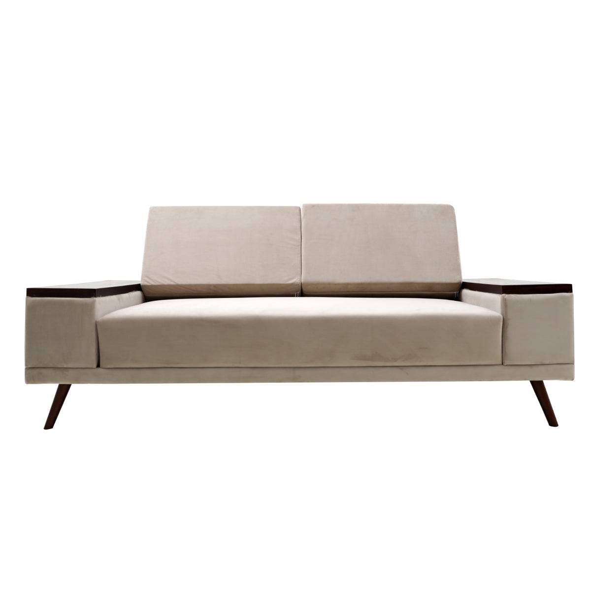 Nimoy X Wooden Arm Sofa