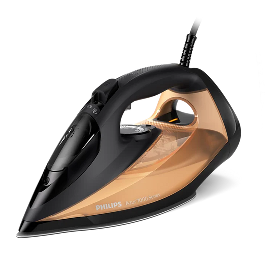 Philips 7000 Series HV Steam Iron Black/Gold DST7040/86