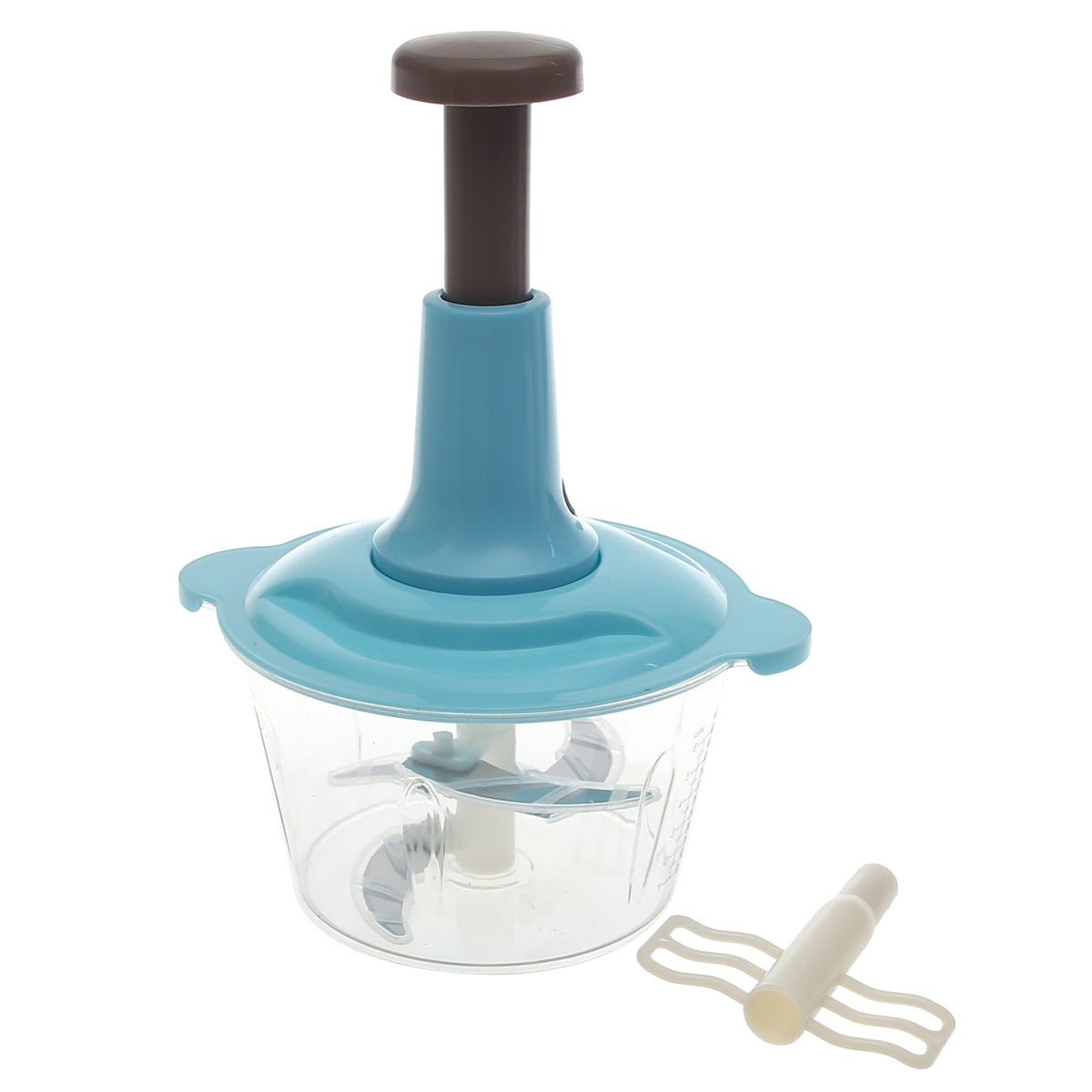 Manual Kitchen Hand Chopper Ð 2L Push?Down Vegetable & Fruit Dicer