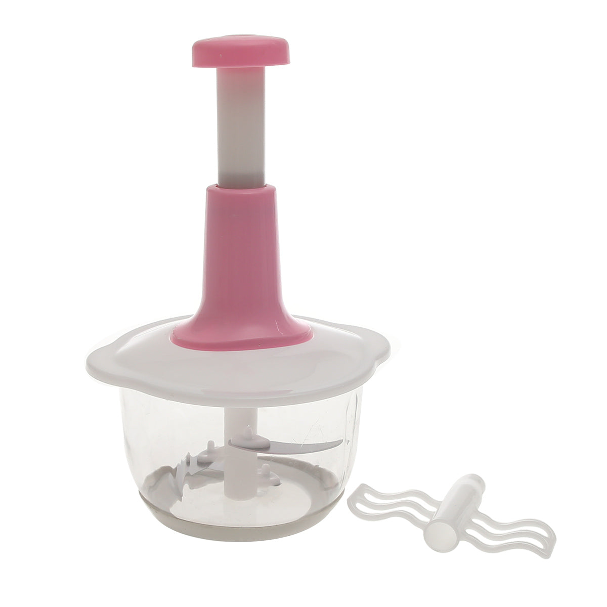 Manual Kitchen Hand Chopper Ð 1.5L Push?Down Vegetable & Fruit Dicer